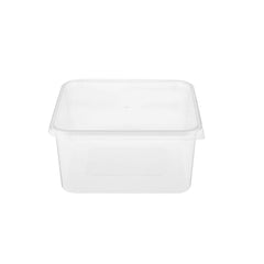 Clear Rectangular Microwavable Container 2000 ml 120 Pieces - Hotpack Oman