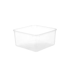 Clear Rectangular Microwavable Container 2000 ml 120 Pieces - Hotpack Oman