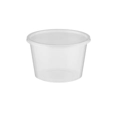 Round Clear Microwavable Container 525ml with lid wholesale - Hotpack Oman