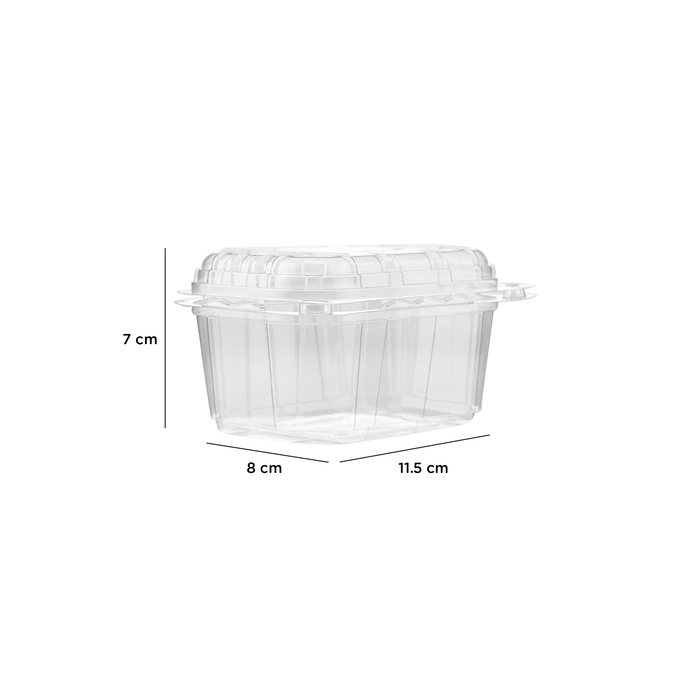 Clear PET Punnet Veg & Fruits Container - Hotpack Oman