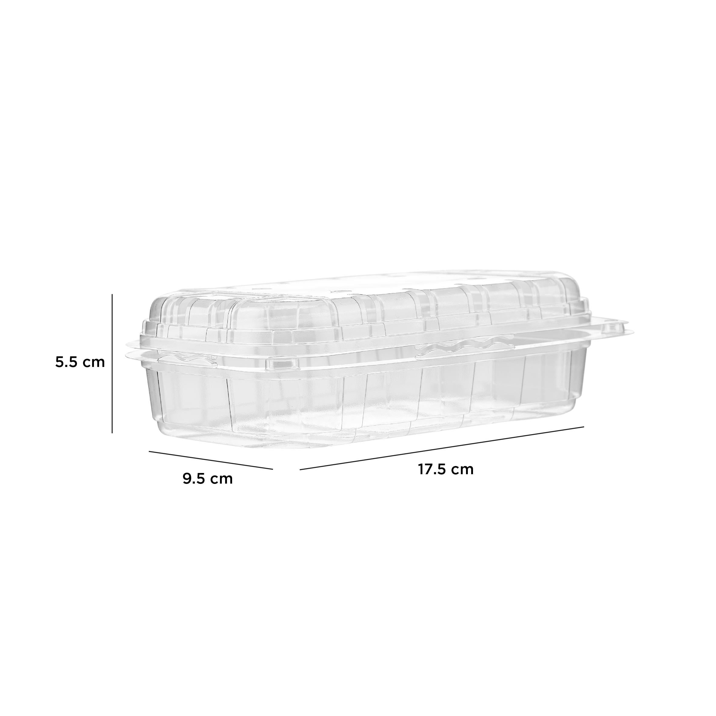 Clear PET Punnet Veg & Fruits Container - Hotpack Oman