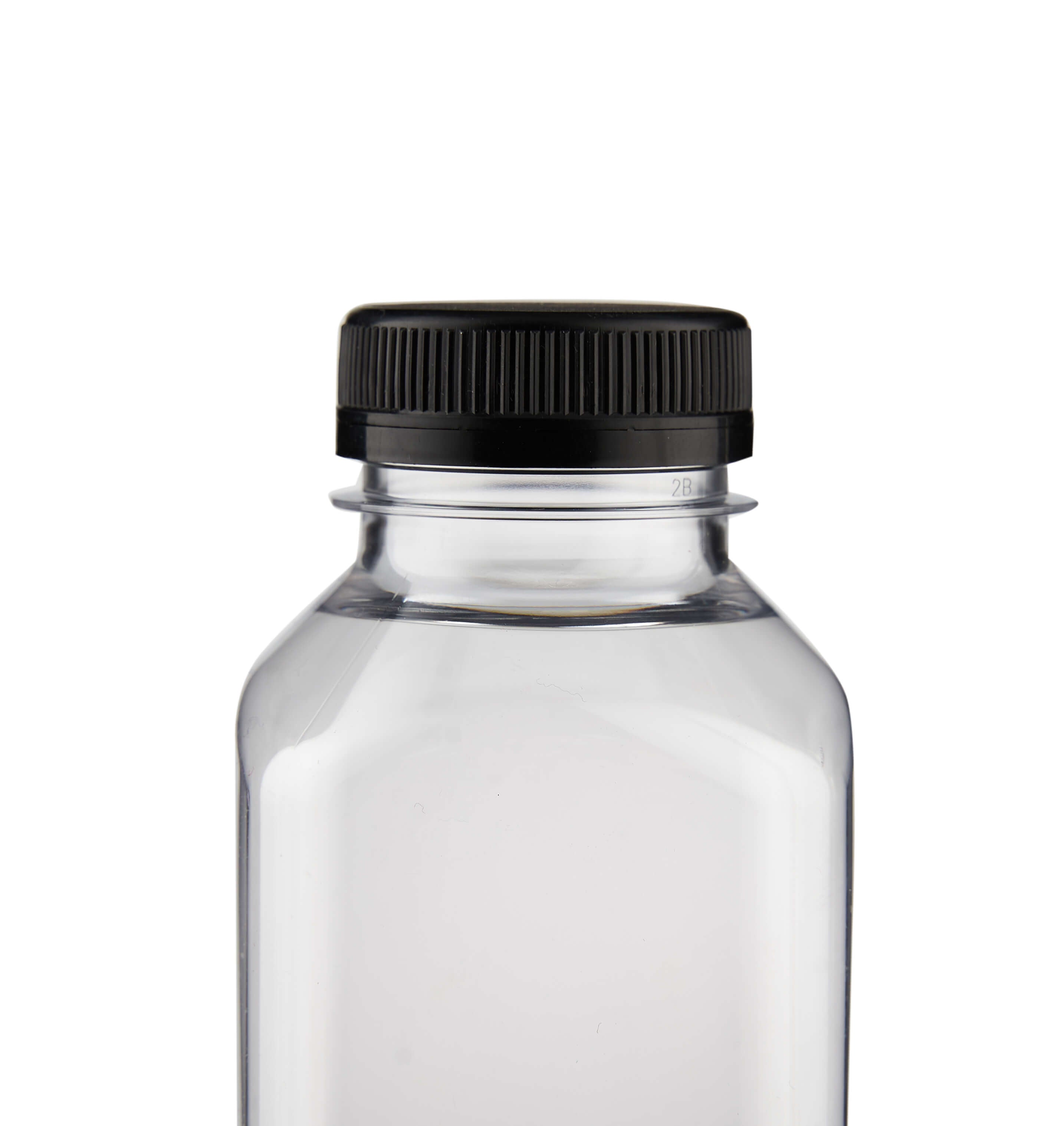 Plastic Square Bottle with Black Cap 500ml - Hotpack Oman