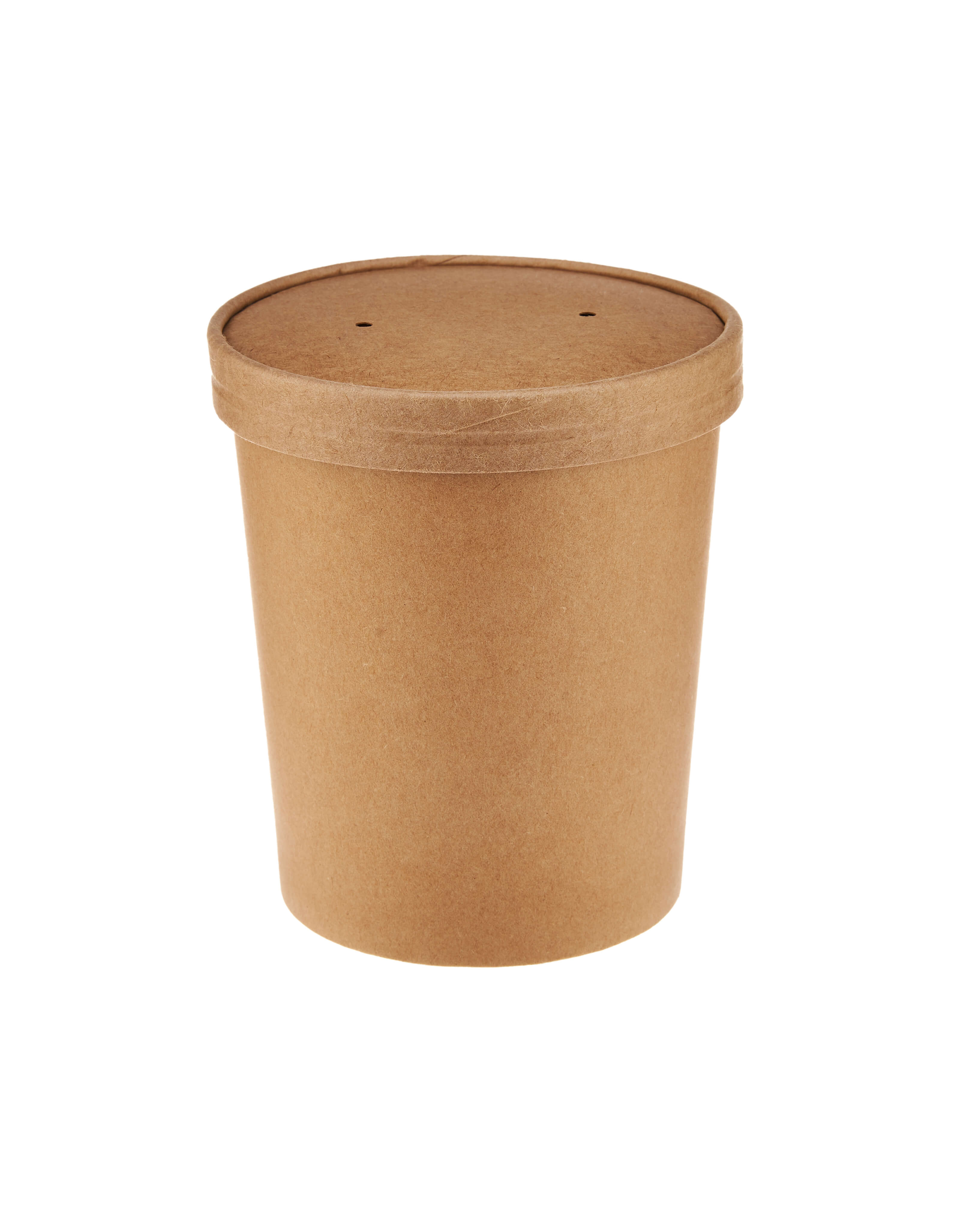 32 Oz Kraft Paper Noodle Bowl with Kraft Lid - Hotpack UAE