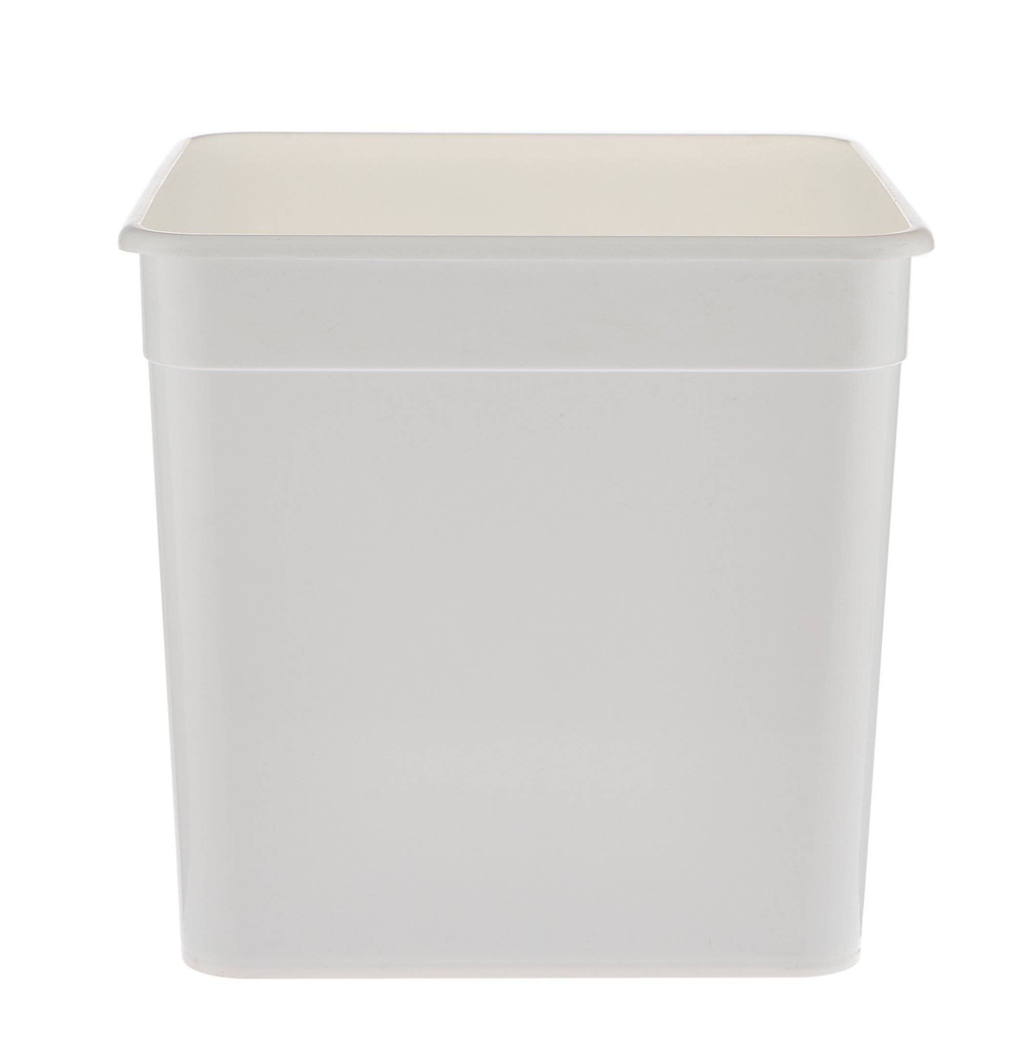 White Plastic 4 Litre Pail 100 Pieces - Hotpack Oman