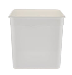 White Plastic 4 Litre Pail 100 Pieces - Hotpack Oman