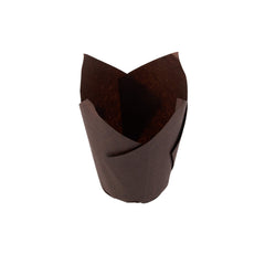 Brown Tulip Baking Cups 2500 Pieces - Hotpack Oman