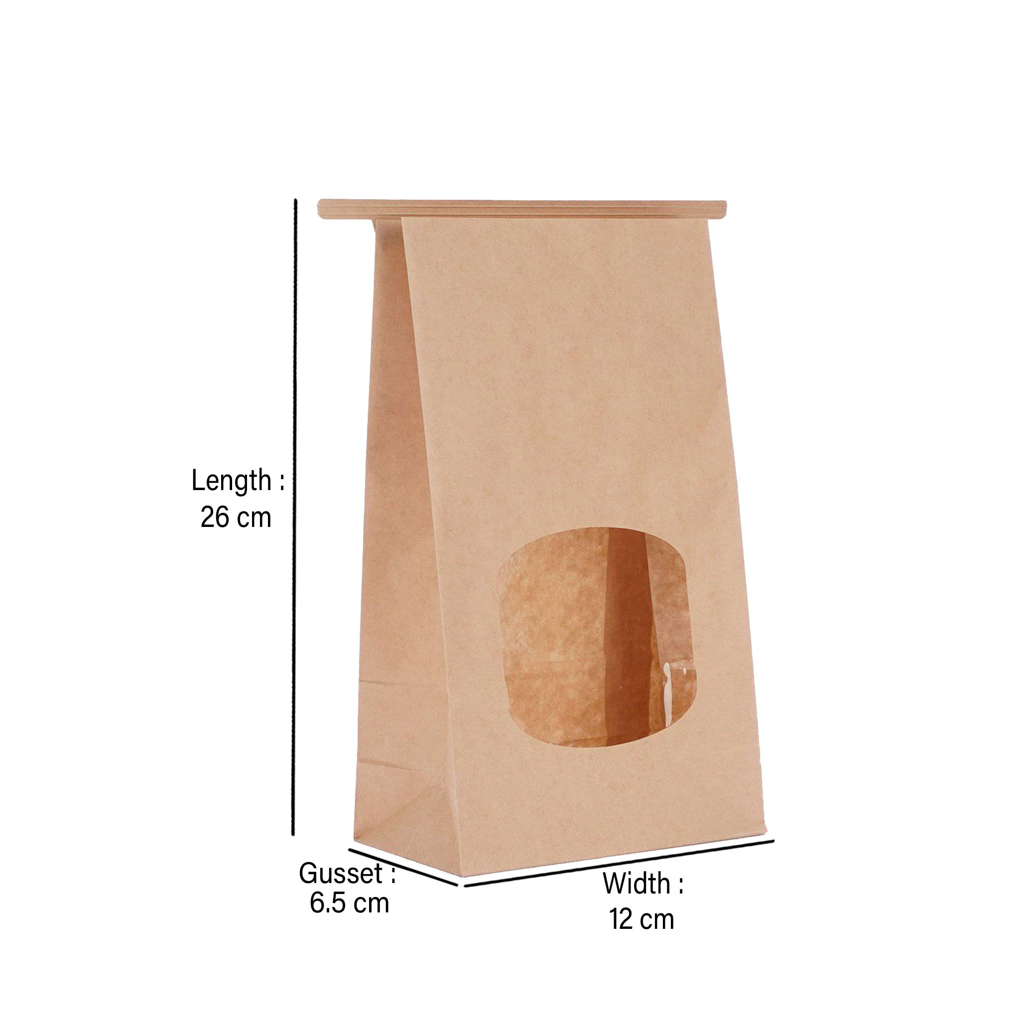 Tin-Tie Bag With Window 500 Pieces - Hotpack Global