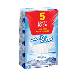 Soft N Cool Facial Tissue 2 Ply