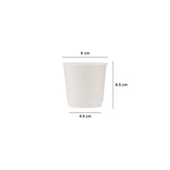 White Double Wall Paper Cups - Hotpack UAE