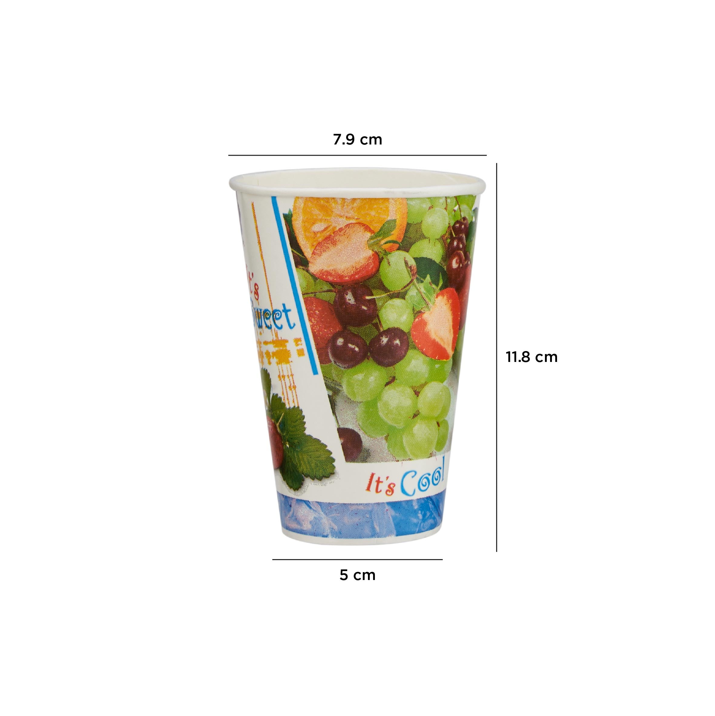 12 Oz Paper Juice Cup With Lid  25 Pieces - Hotpack Oman