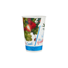 12 Oz Printed Single Wall Paper Juice Cups Only 1000 Pieces - Hotpack Global